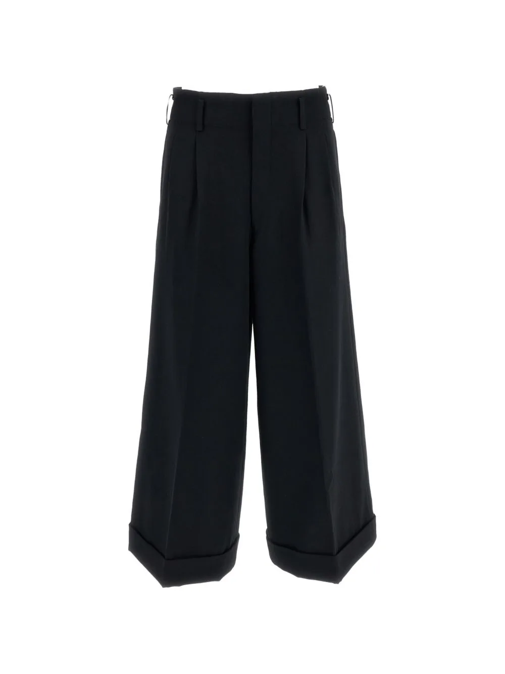 Pleated Turn-Up Trousers by Comme Des Garçons