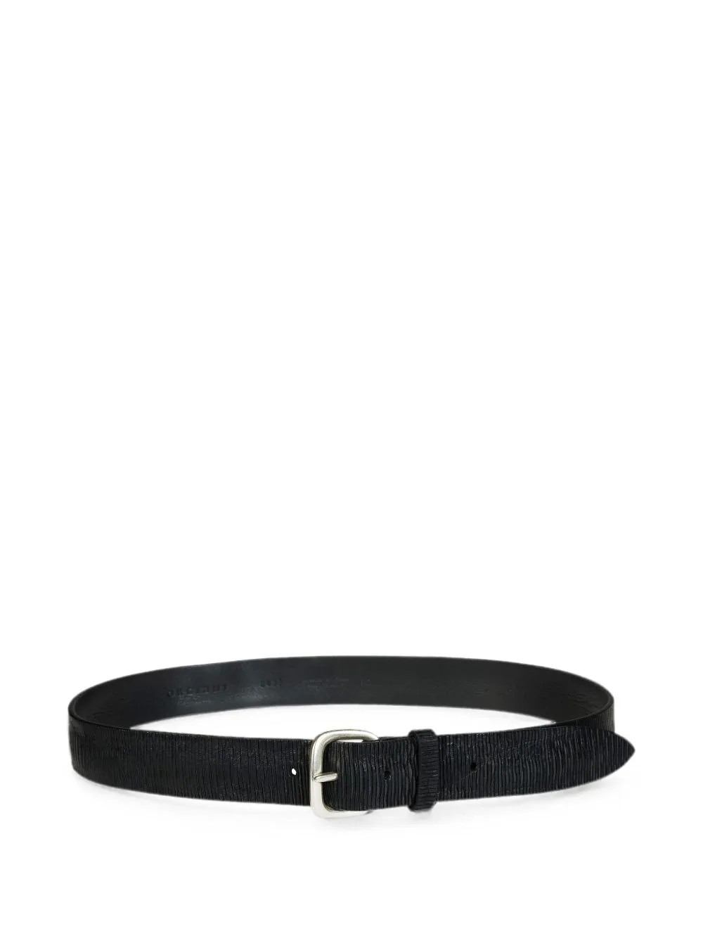 Blade Textured Leather Belt by Orciani