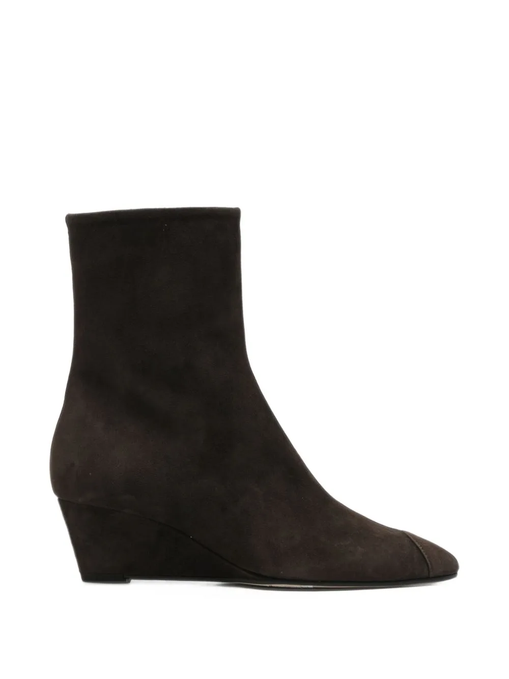 Mia Cap Suede Wedge-Heel Ankle Boots by Aeyde