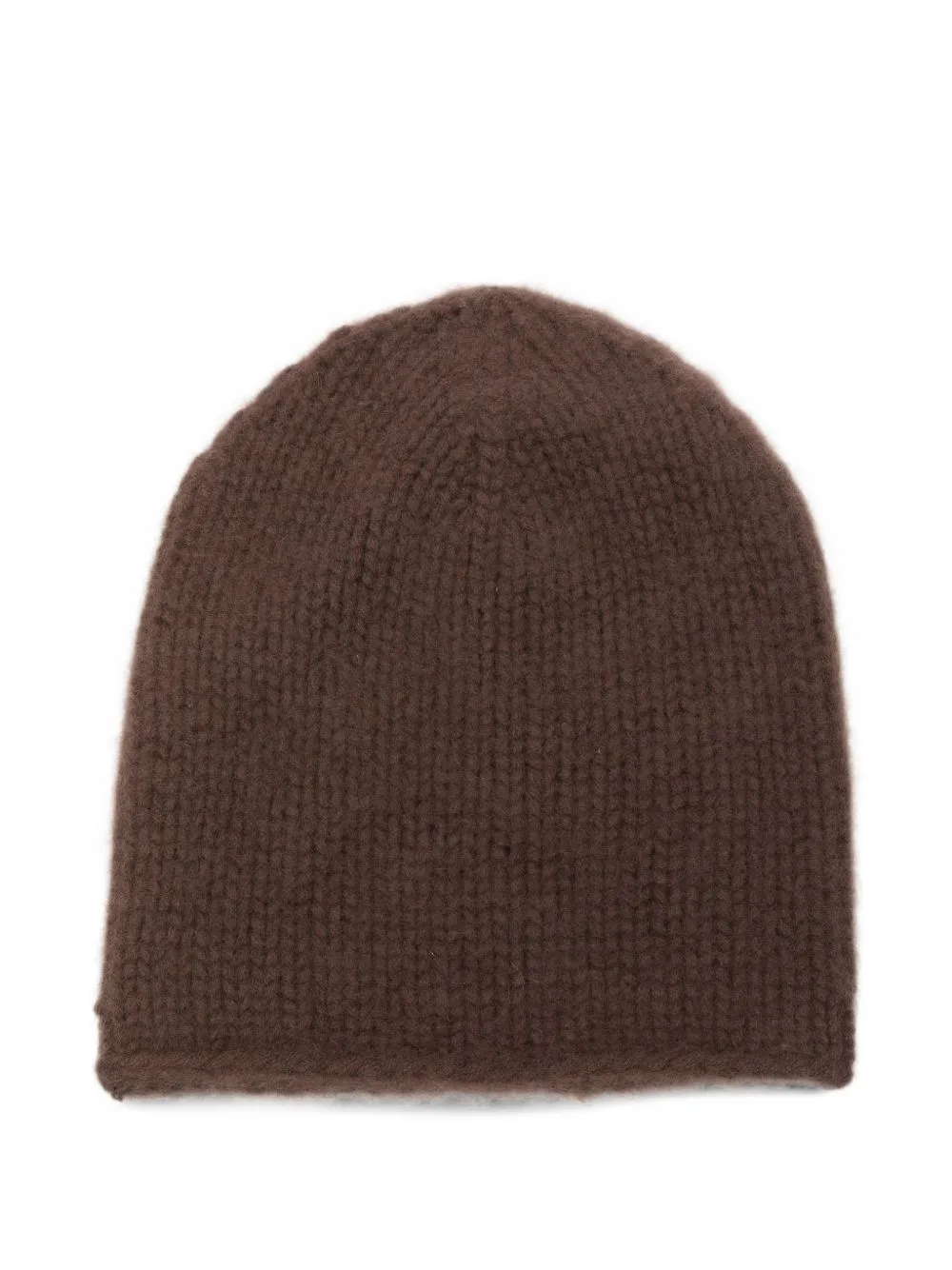 Ottie Chunky-Knit Cashmere Beanie Hat by Liska