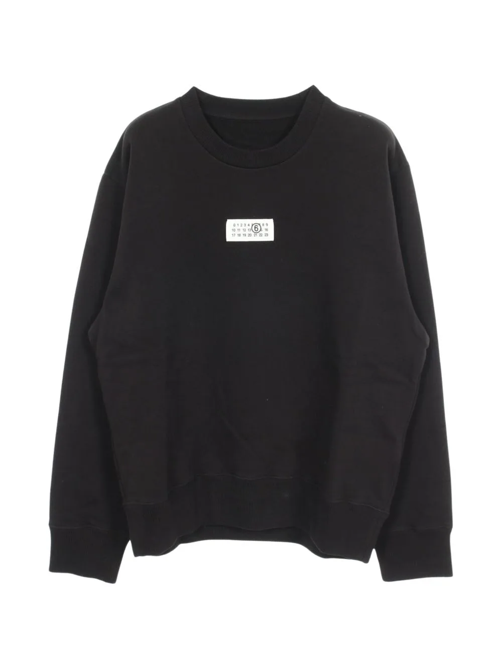 2020s Numbering Logo Patch Stitch-Detail Sweatshirt by MM6 Maison Margiela
