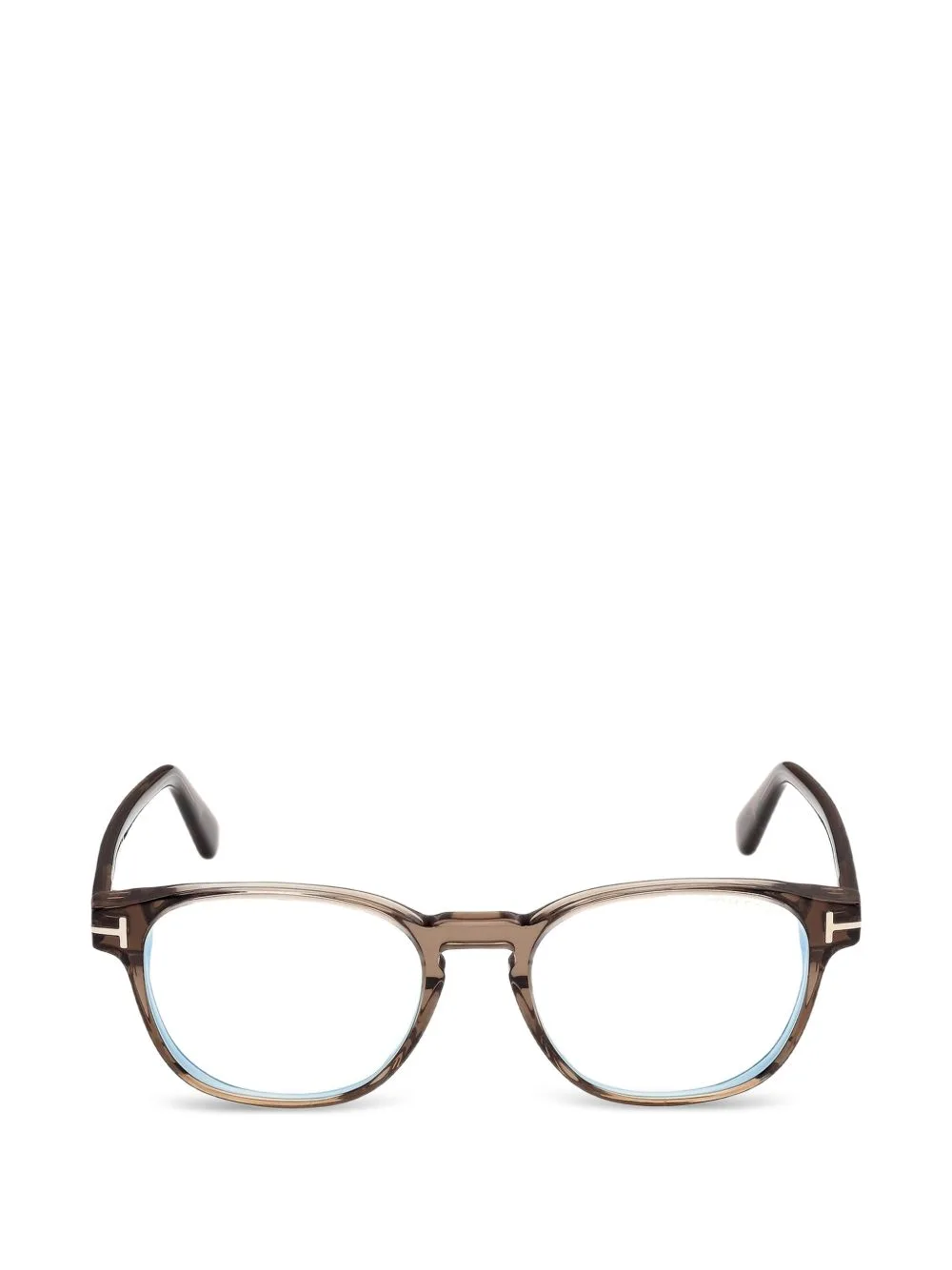 T-Logo Round-Frame Glasses by TOM FORD Eyewear