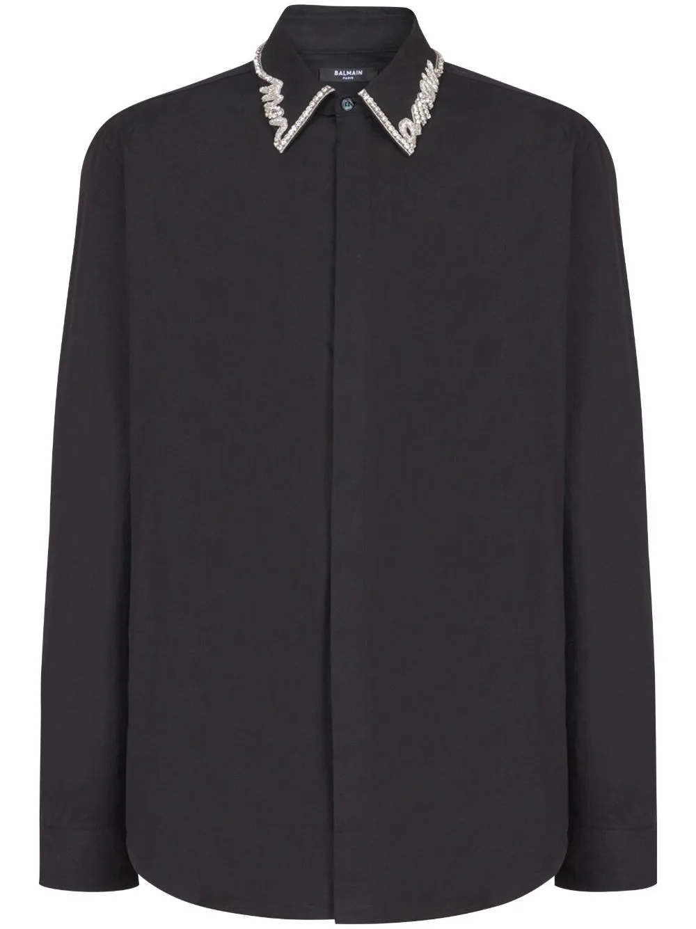 Rhinestone-Embellished Shirt by Balmain