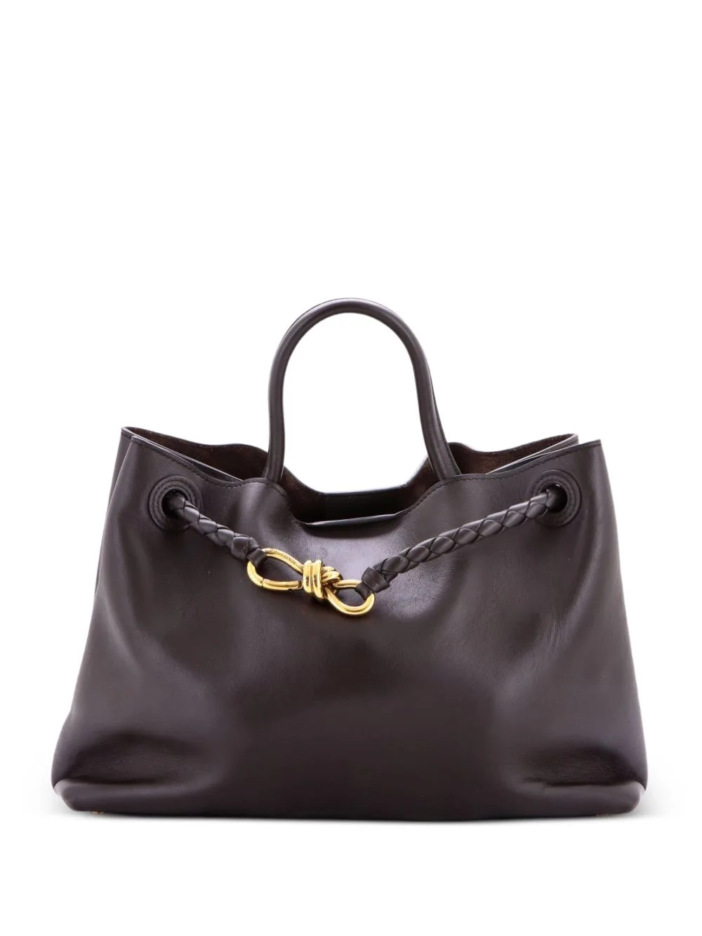 Andiamo Top Handle Bag Leather Medium Satchel