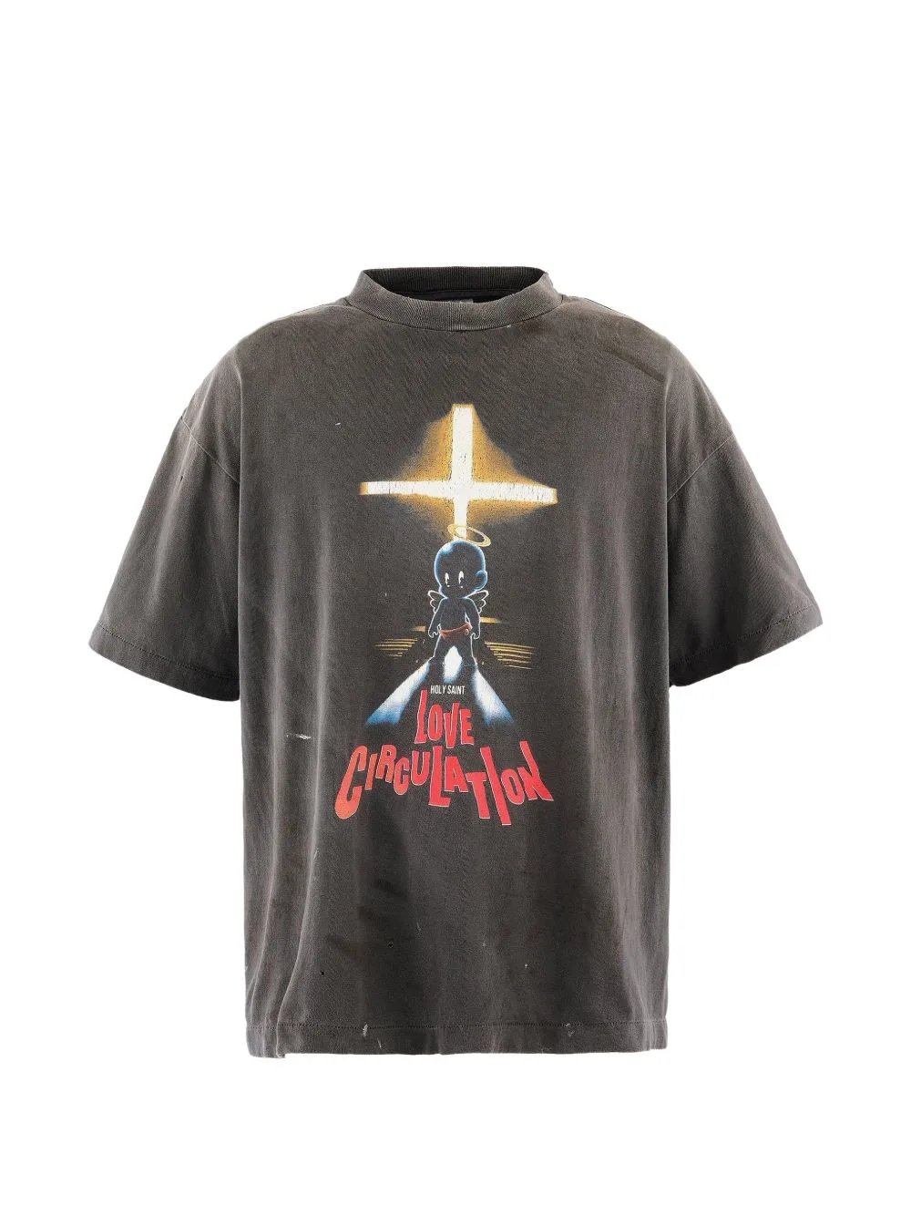Love Circulation Graphic-Print T-Shirt by SAINT MXXXXXX