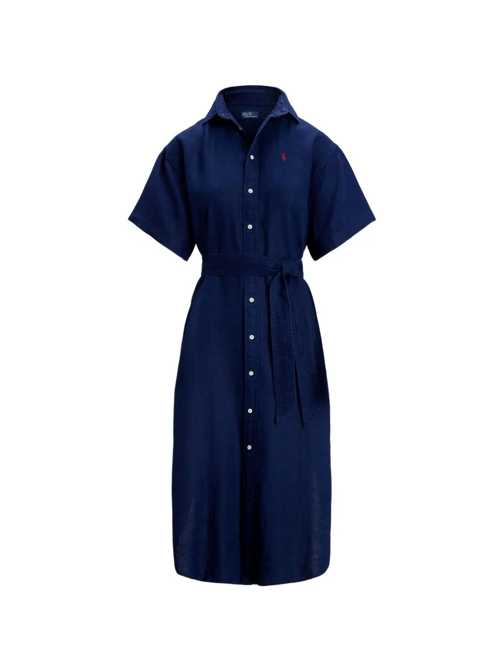 Belted Midi Dress by Polo Ralph Lauren