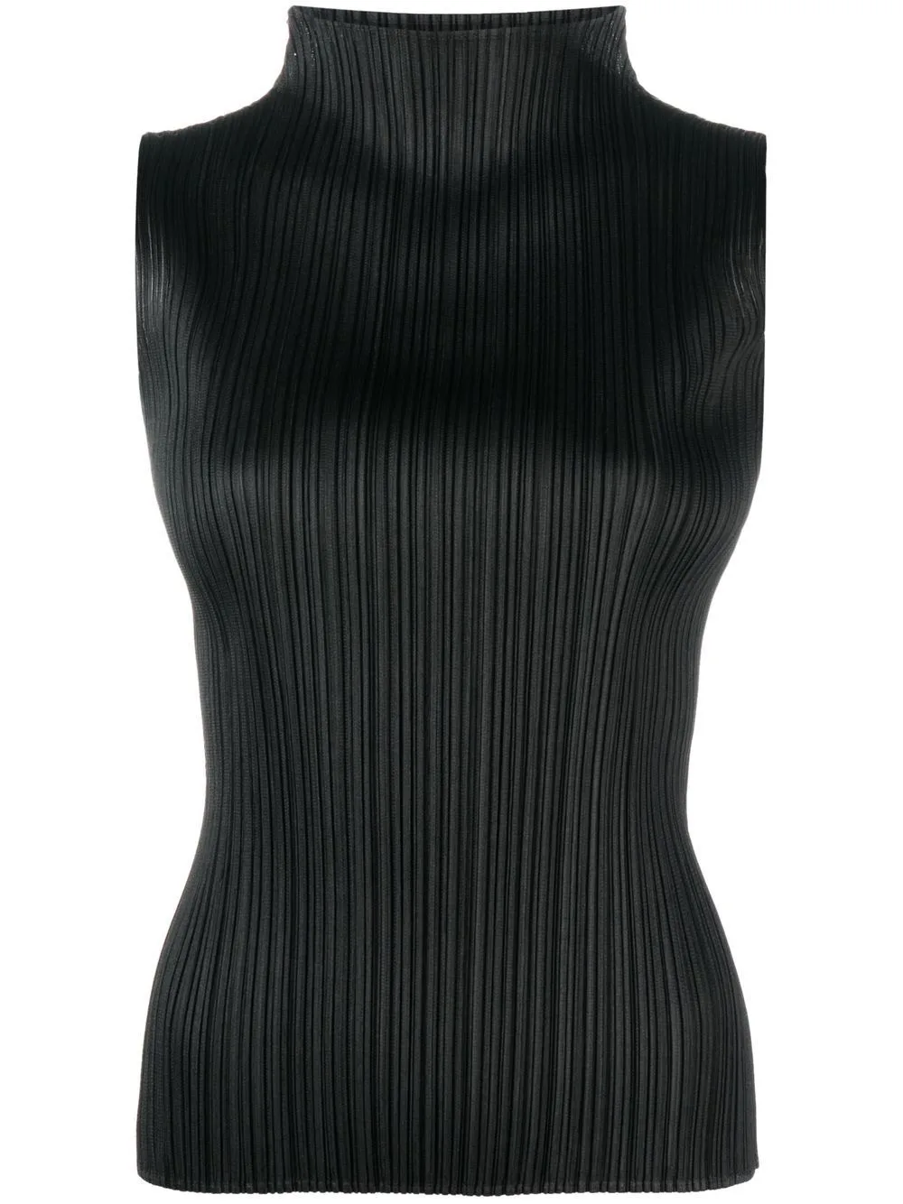 Plissé-Effect High-Neck Top by Pleats Please Issey Miyake