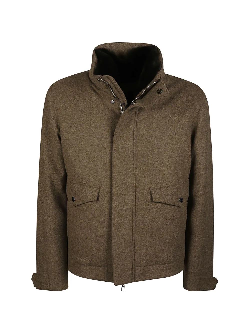 High-Neck Wool Jacket by Montecore