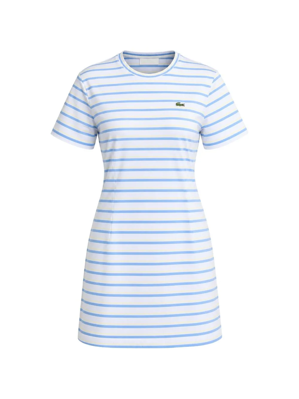 Striped Cotton T-Shirt Dress by Lacoste