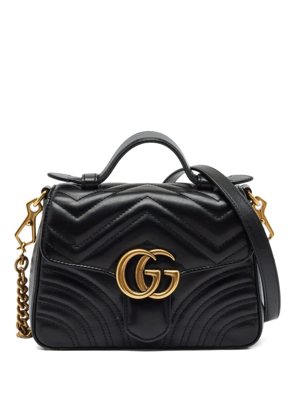 GG Marmont Matelassé Satchel Bag by Gucci Pre-Owned