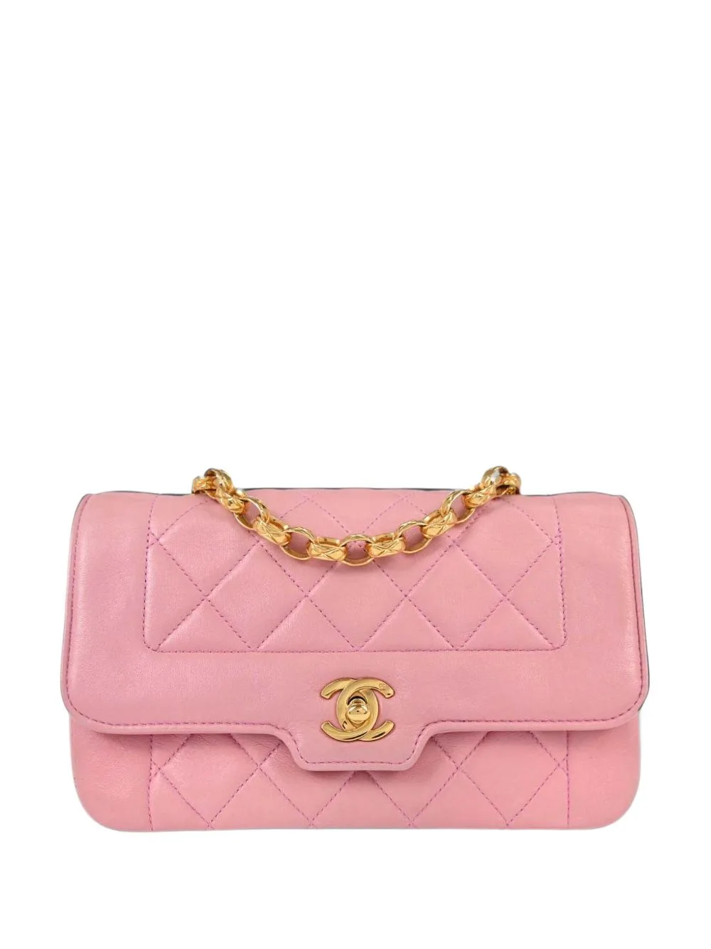 1989-1991 Classic Flap CC Turn-Lock Mini Bag by CHANEL Pre-Owned