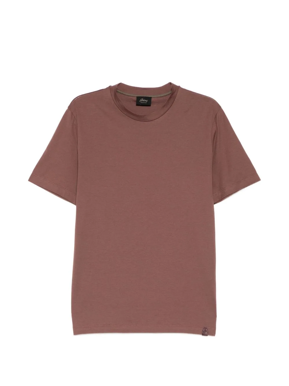 Gassed Cotton T-Shirt by Brioni