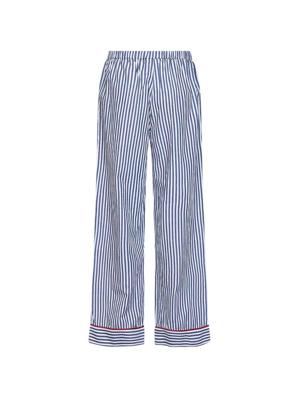 Striped Cotton Straight Trousers by MC2 Saint Barth