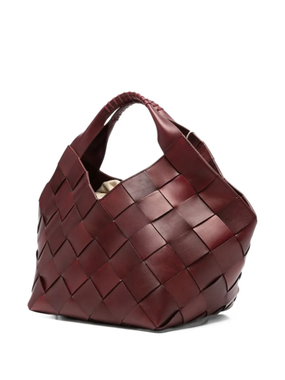 Woven Leather Tote Bag by DRAGON DIFFUSION