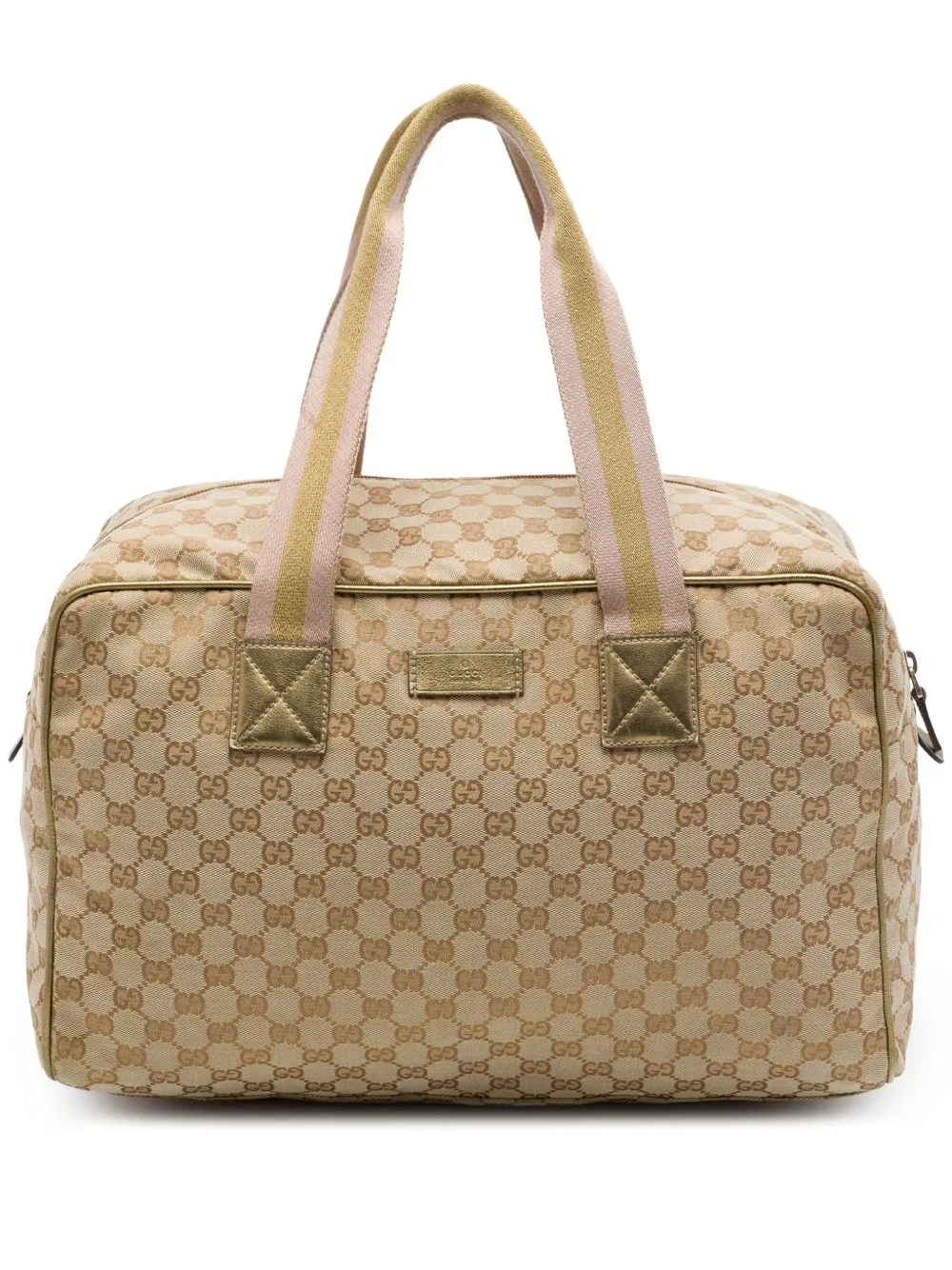 2016-2026 GG Canvas Web Travel Bag by Gucci Pre-Owned