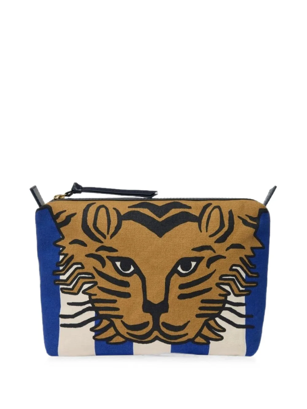 City Tasca Baldo Tiger-Print Make-Up Bag by Inoui Editions