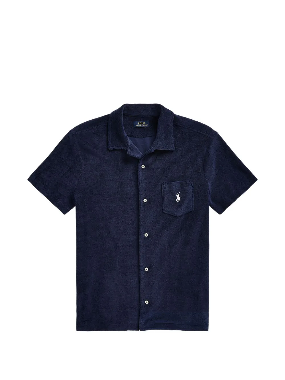 Terry-Cloth Logo-Embroidered Shirt by Polo Ralph Lauren