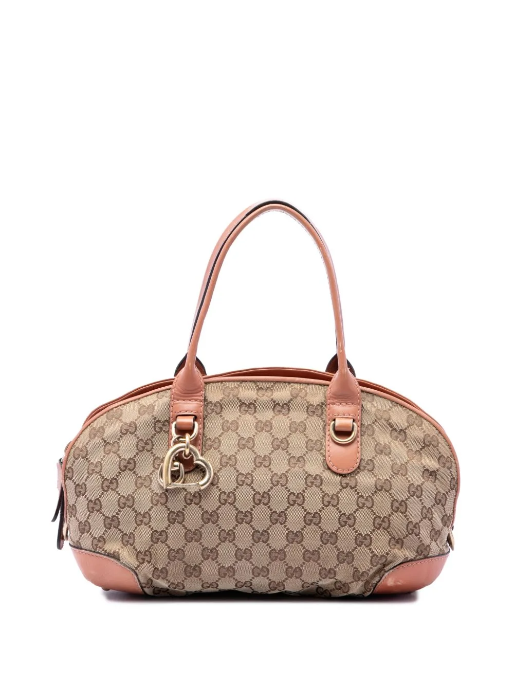 2016-2026 GG Canvas Heart Bit Satchel