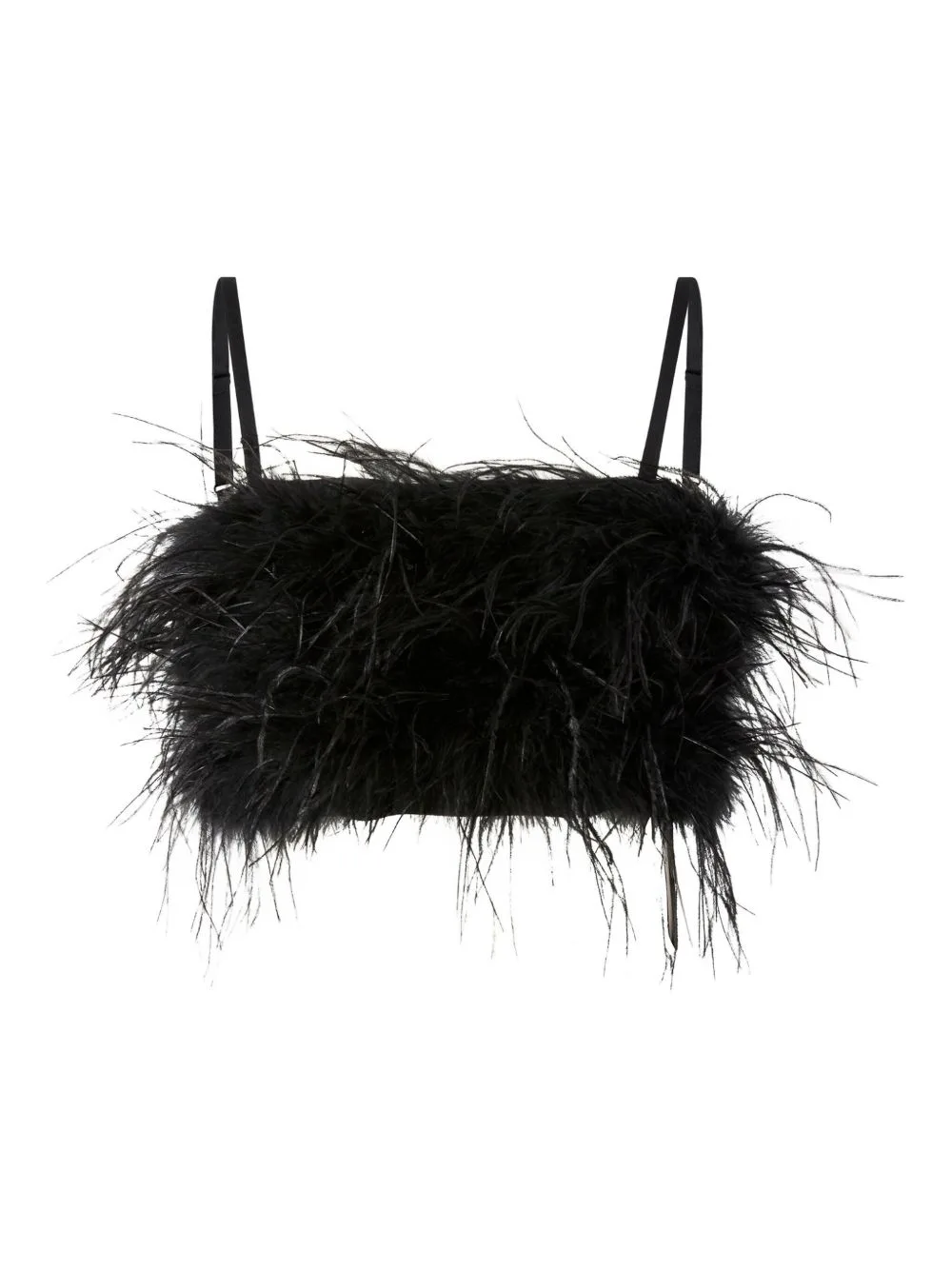 Feather-Embellished Top by PINKO