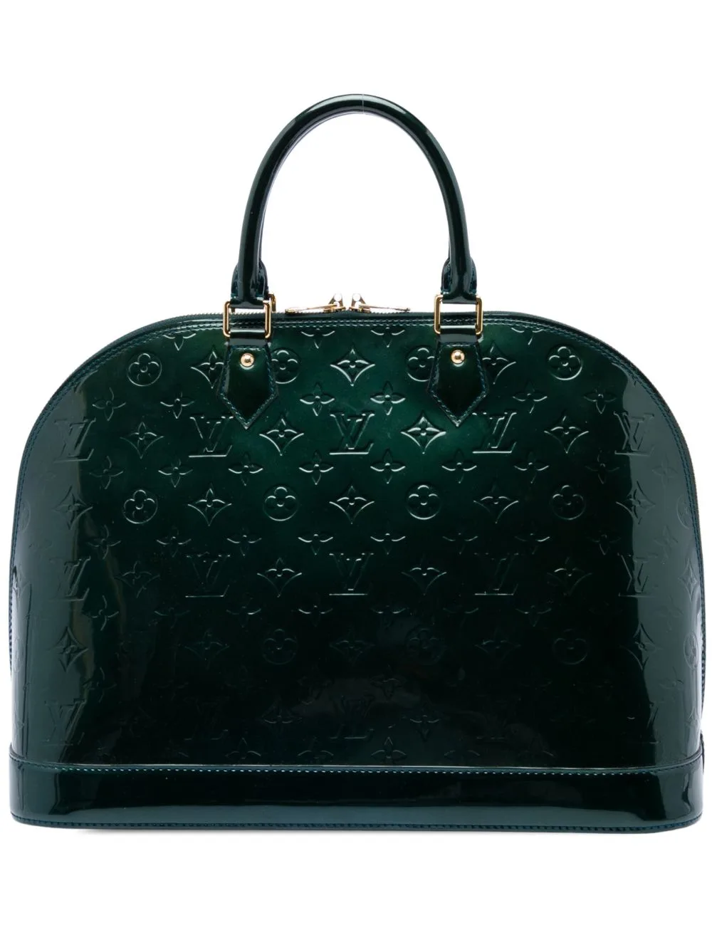2010 Monogram Vernis Alma GM Handbag by Louis Vuitton Pre-Owned