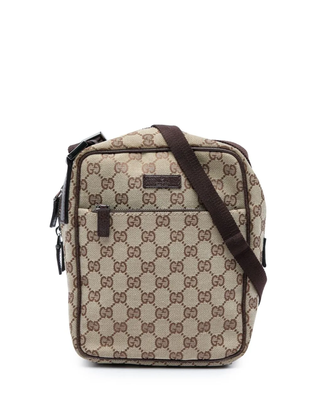 2000-2015 GG Canvas Crossbody Bag by Gucci Pre-Owned