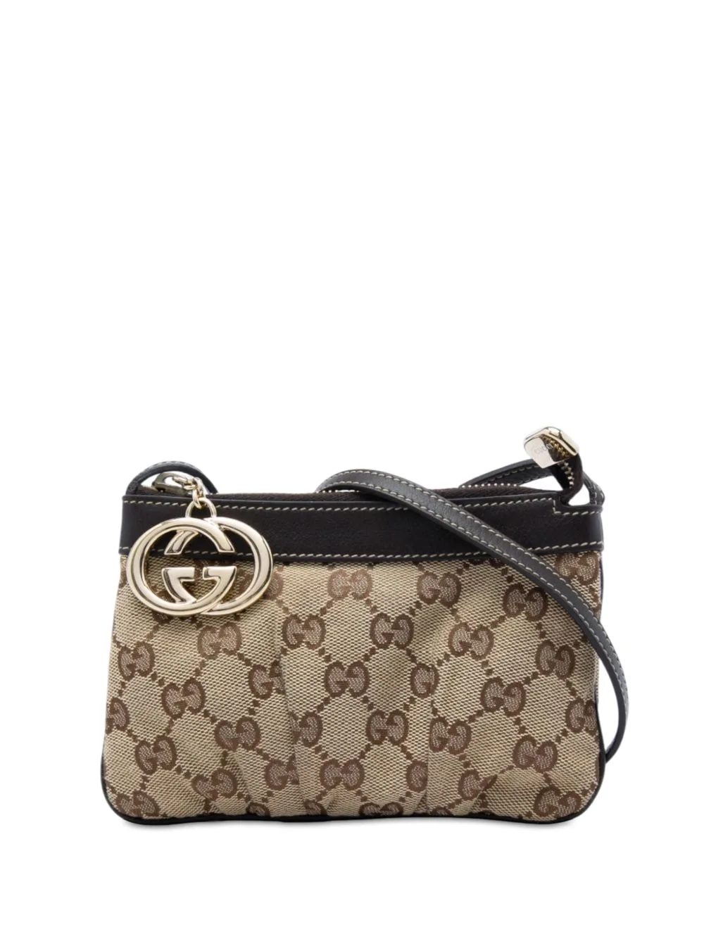 2000-2015 GG Canvas Crossbody Bag by Gucci Pre-Owned