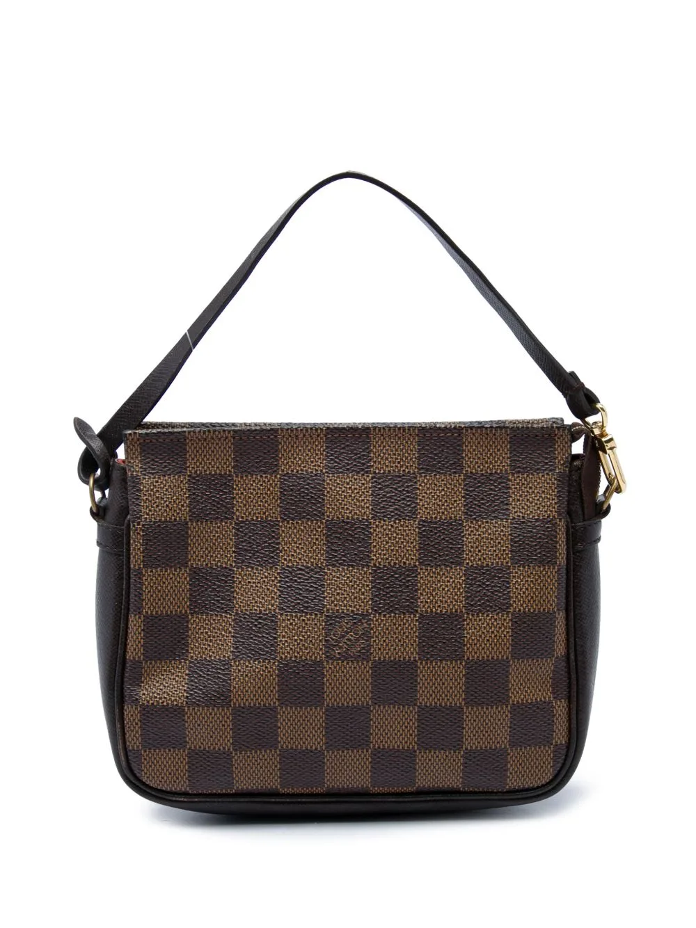 1998 Damier Ebene Trousse Pochette Handbag by Louis Vuitton Pre-Owned