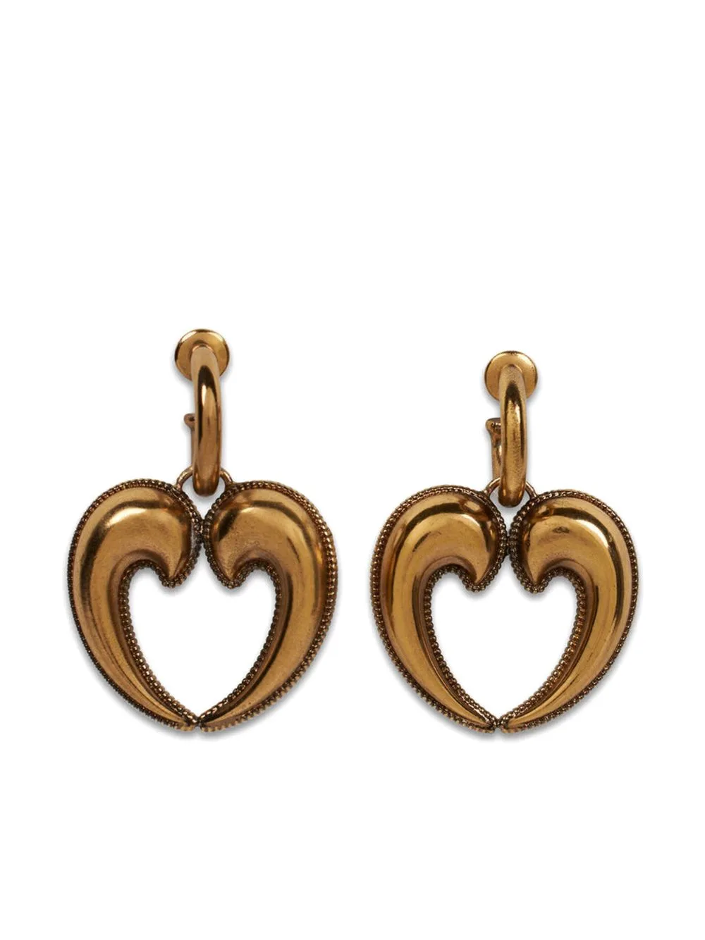 Heart Drop Earrings by ETRO