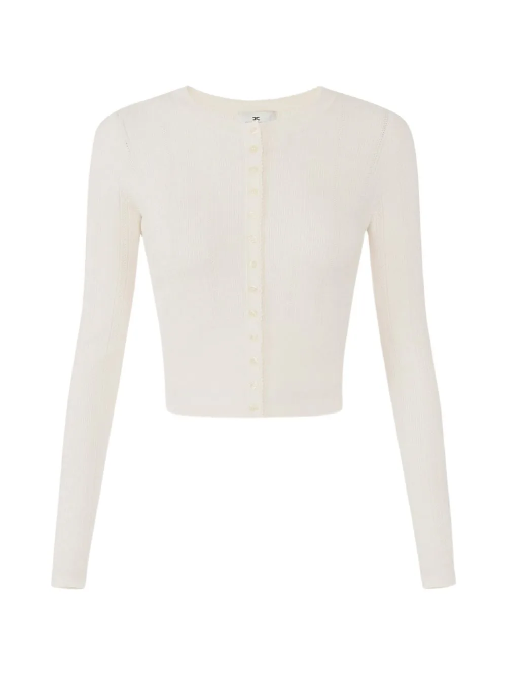 Knit Openwork Cardigan by Elisabetta Franchi