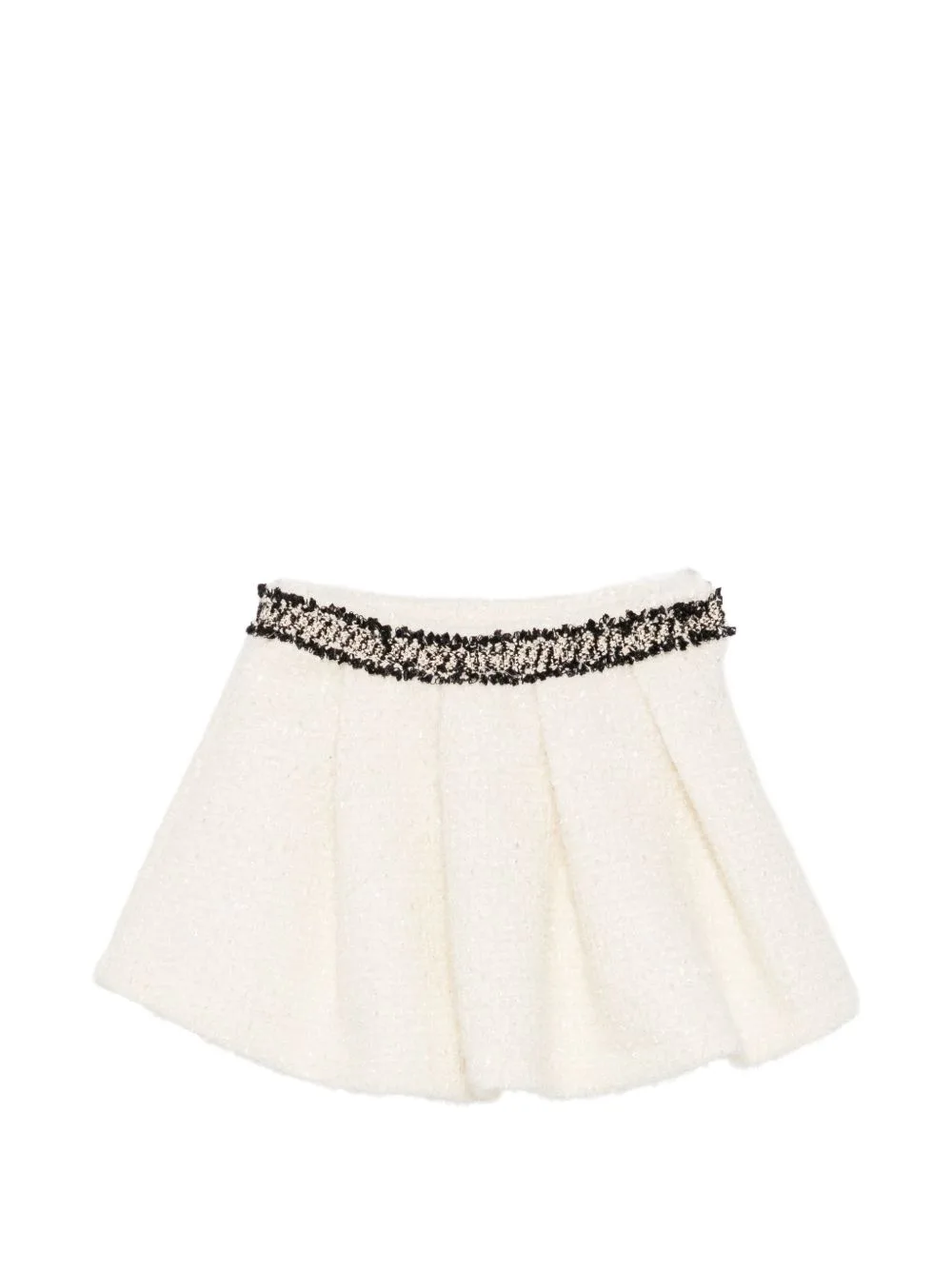 Pleated Bouclé Skirt by Patachou