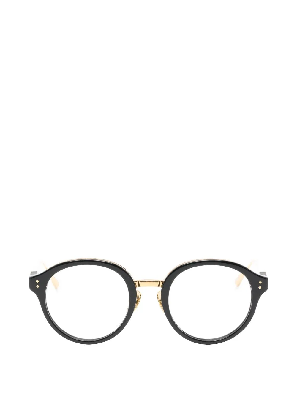 Curtis Round-Frame Glasses by Linda Farrow