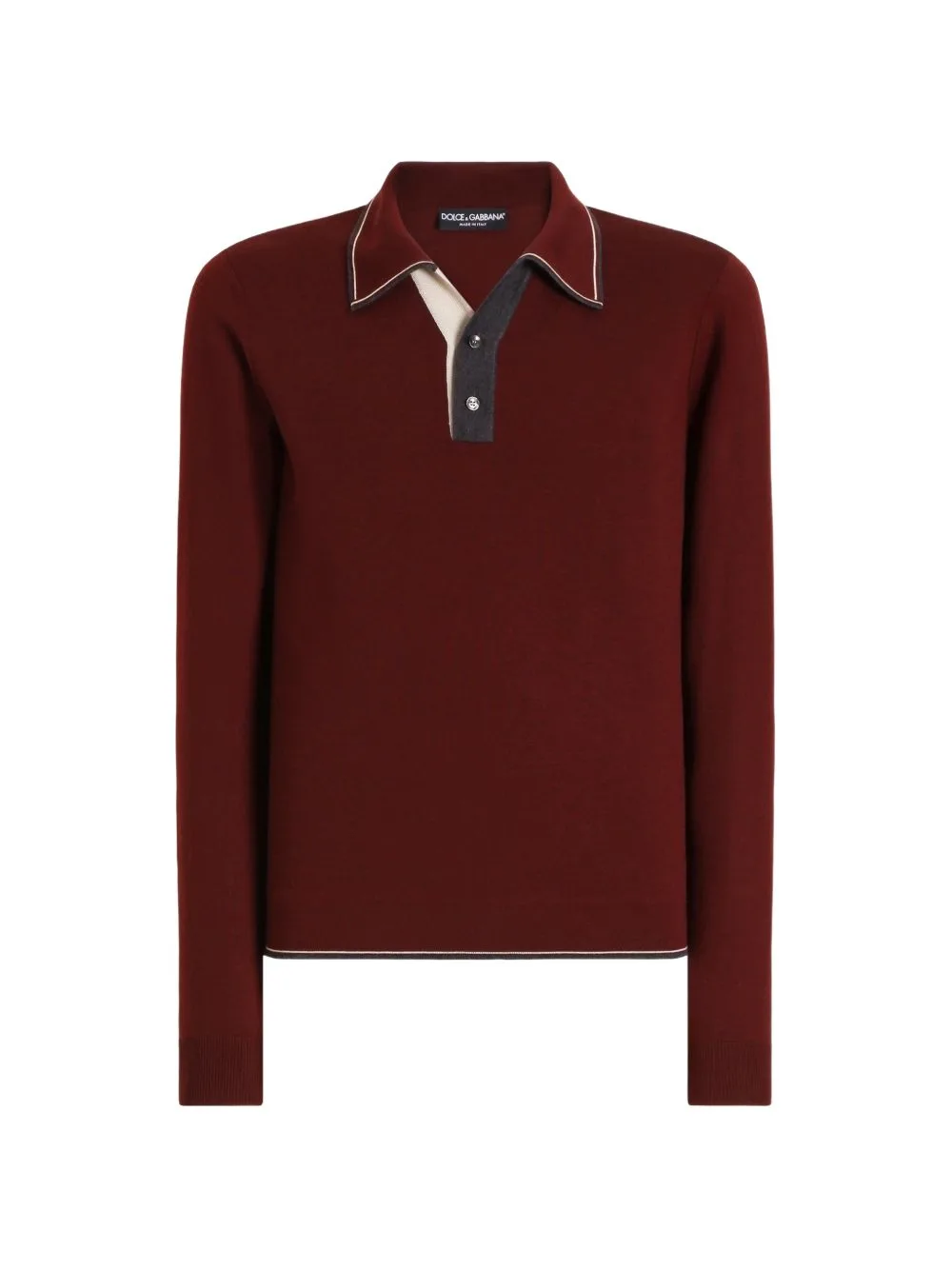 Wool Polo Shirt by Dolce & Gabbana