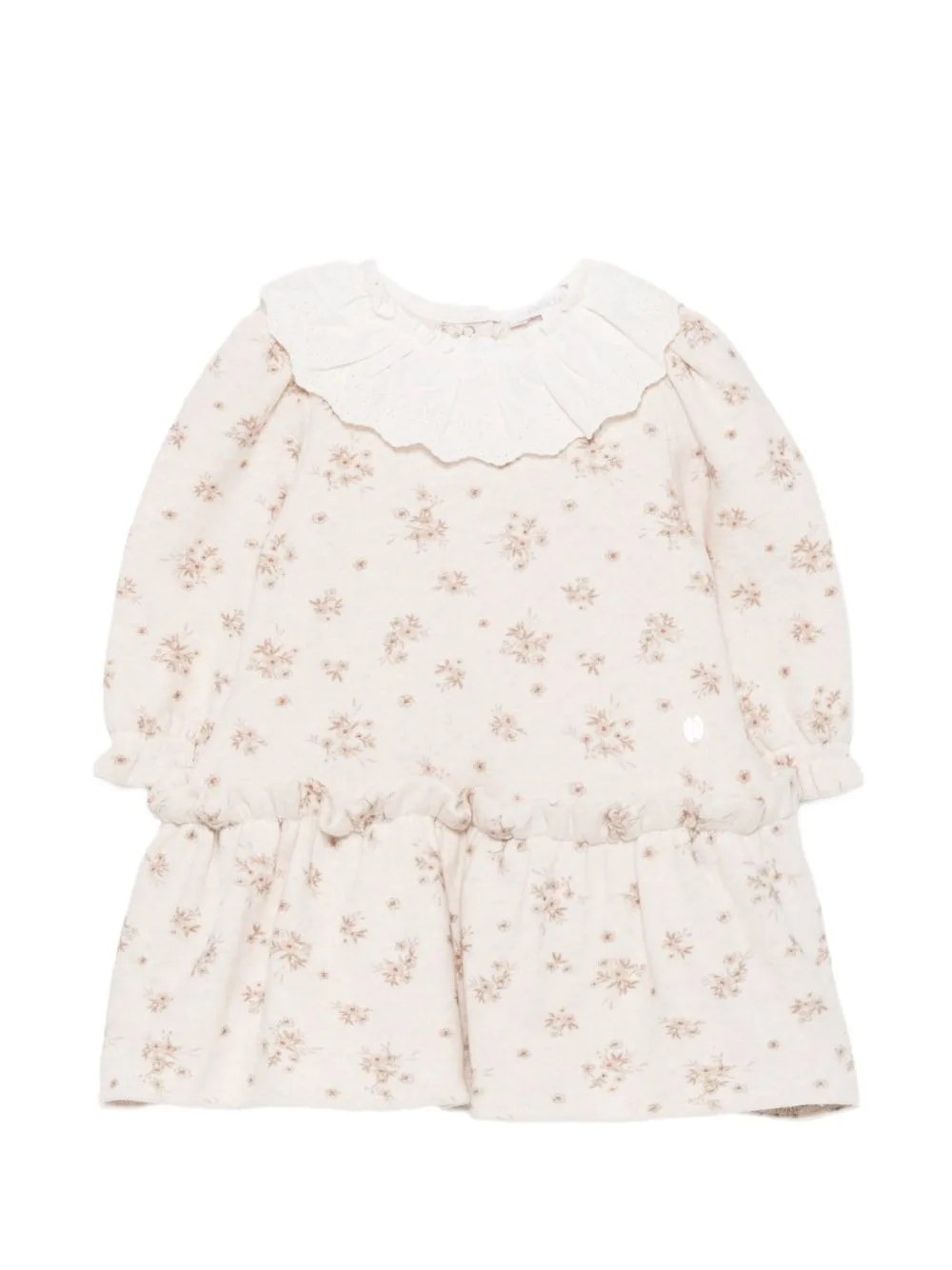Floral-Print Ruffled Dress by Patachou