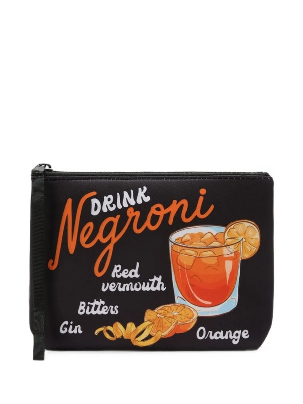 Aline Graphic-Print Logo-Print Clutch Bag by MC2 Saint Barth