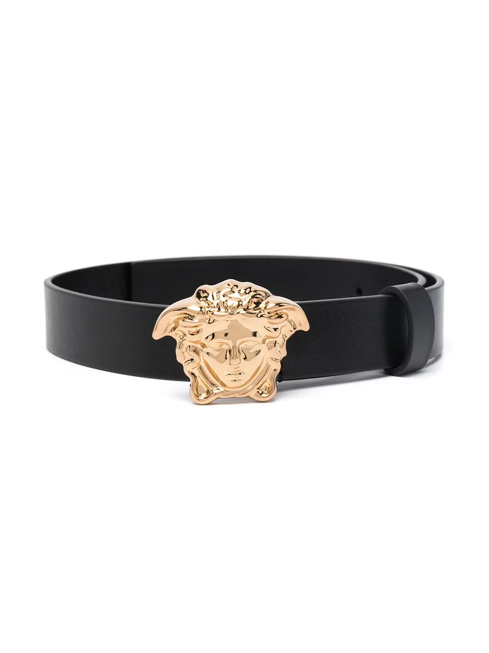 La Medusa Leather Belt by Versace Kids