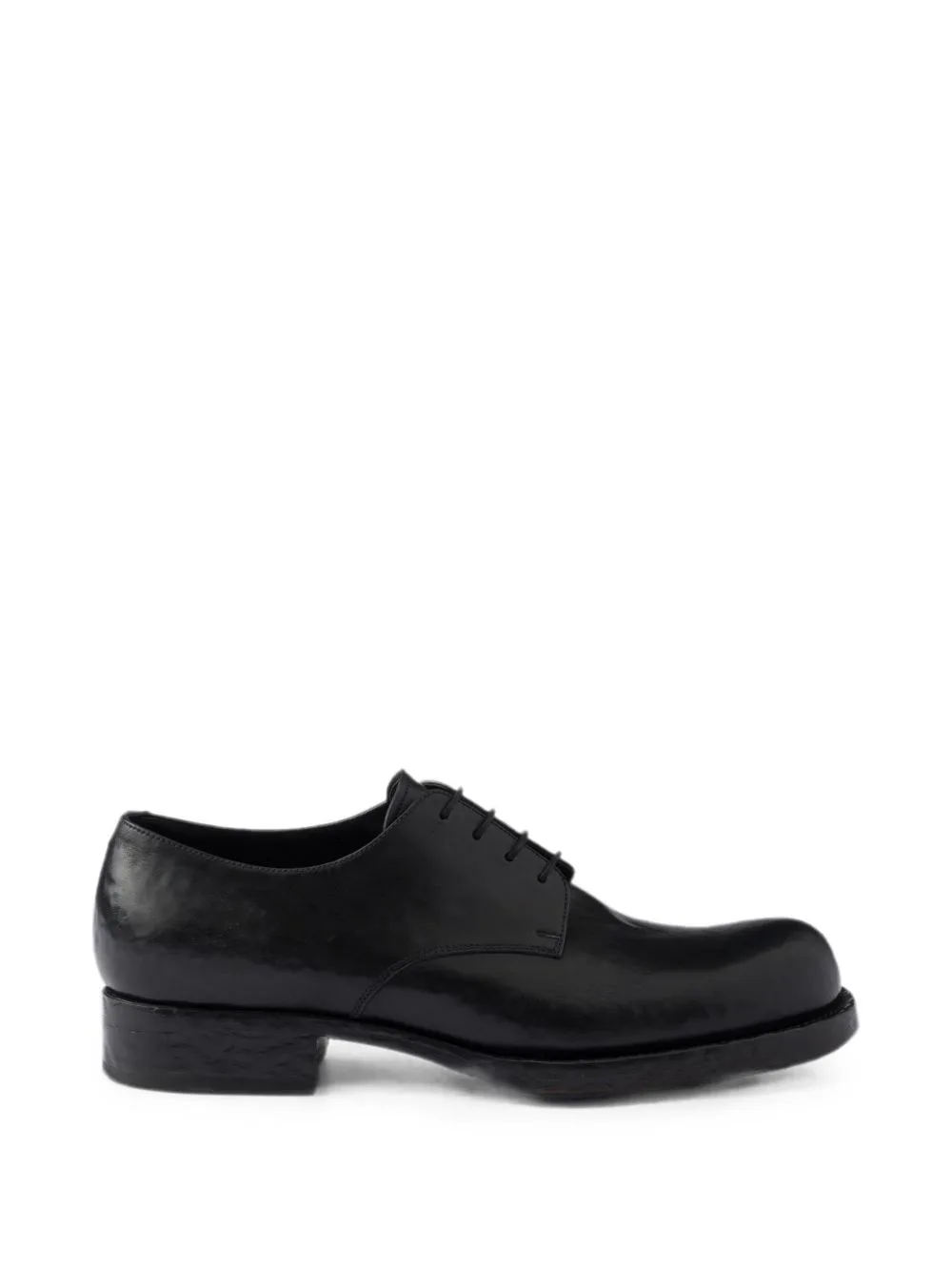 Leather Lace-Up Shoes by Prada