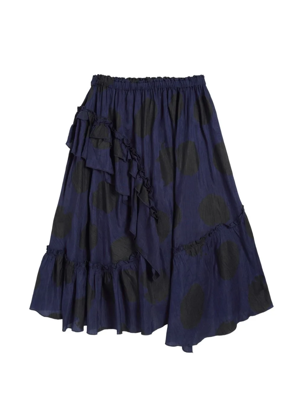 Ruffled Spot Skirt by YMC