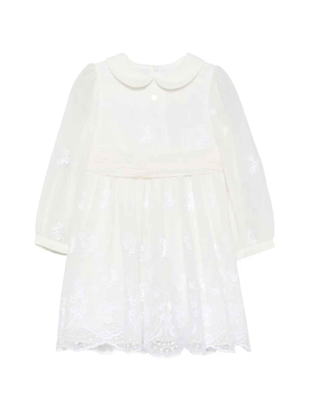 Embroidered Peter Pan-Collar Dress by Patachou