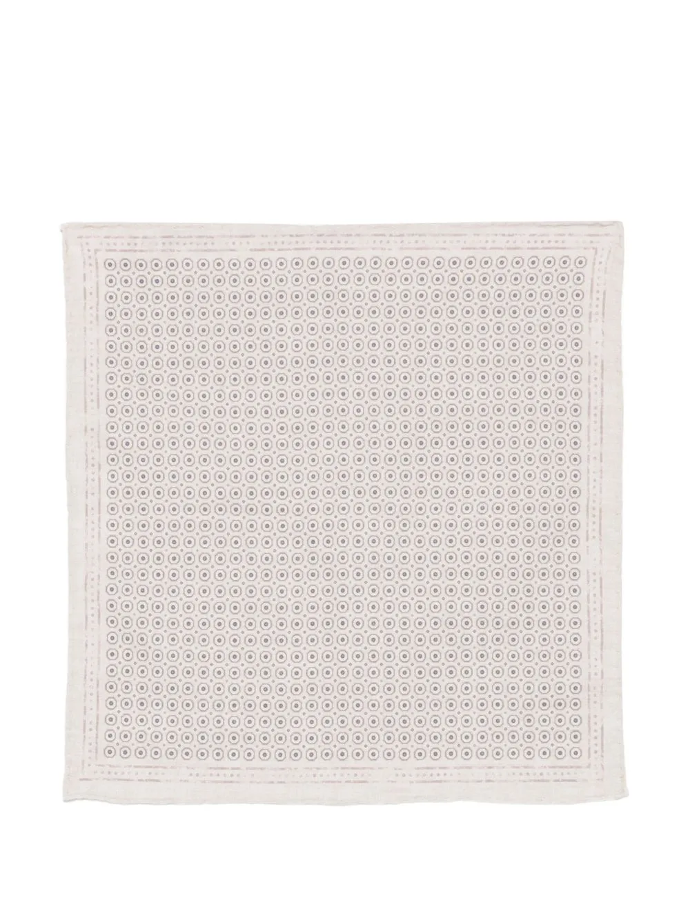 Geometric-Print Pocket Square by Eleventy