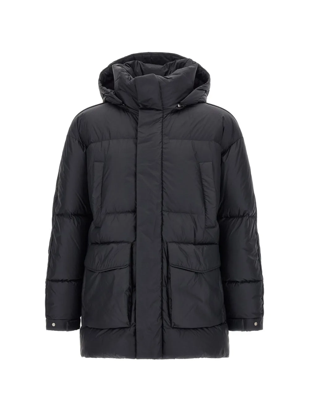 Quilted Hooded Down Jacket by Laminar