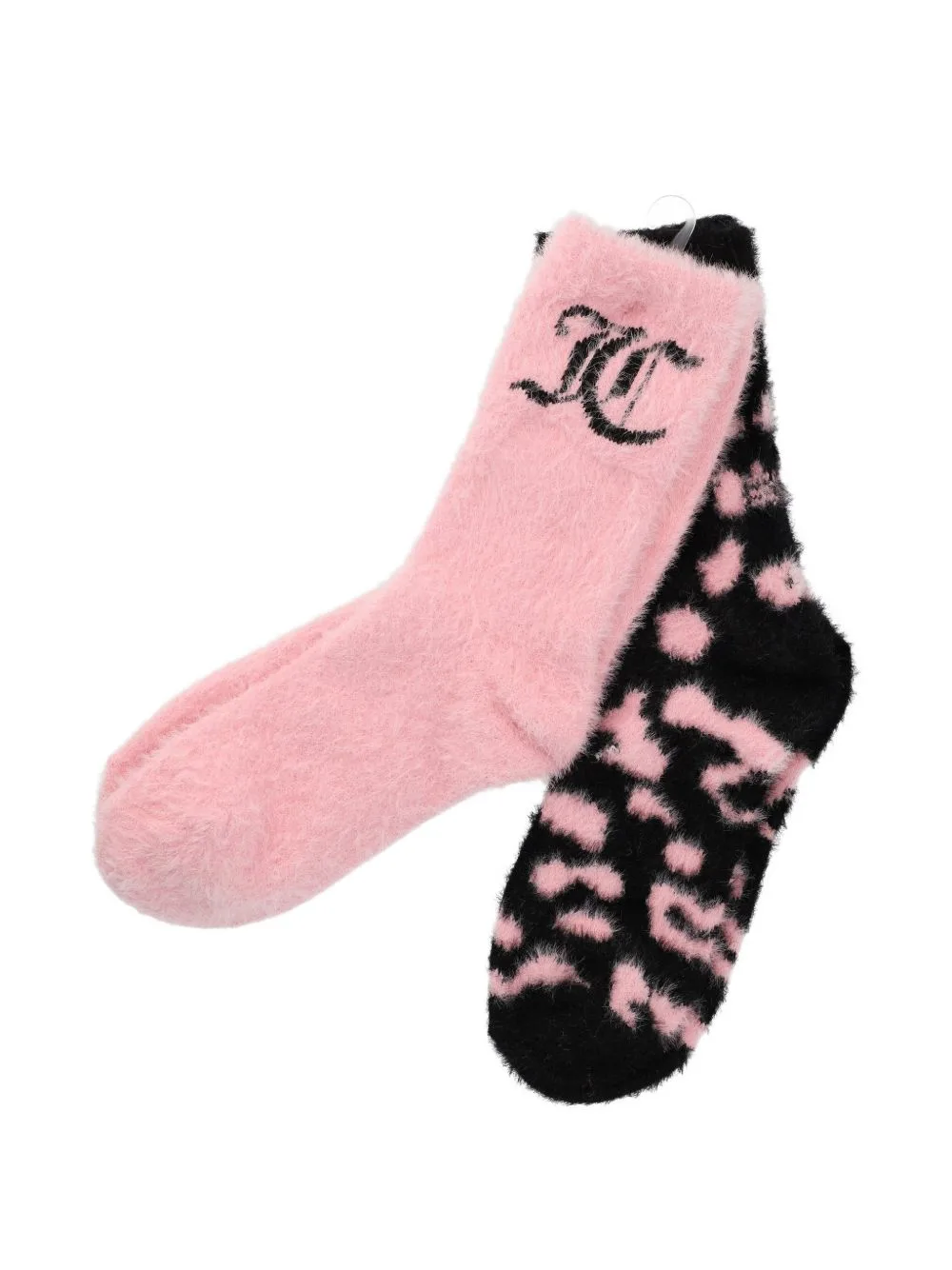Leopard-Jacquard Logo-Embroidered Socks (set of Two) by Juicy Couture