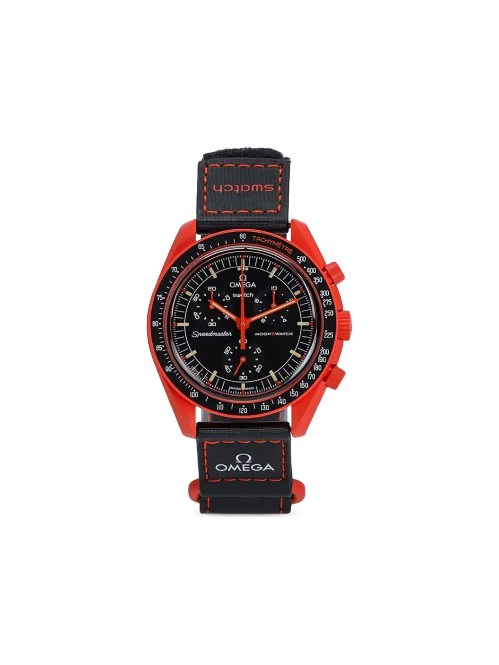 Swatch x Omega Mission on Earth Lava 42mm Watch by Swatch