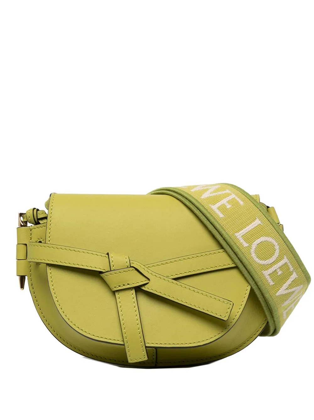 2023 Mini Soft Calfskin Gate Dual Crossbody Bag by Loewe Pre-Owned