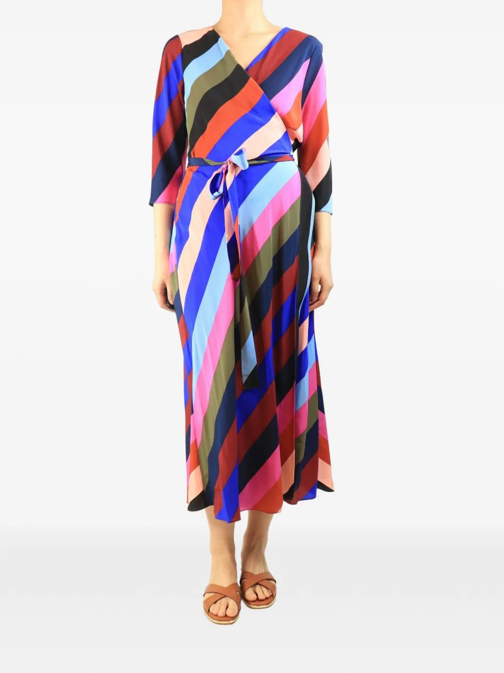 V-Neck Midi Dress by Diane Von Furstenberg Vintage