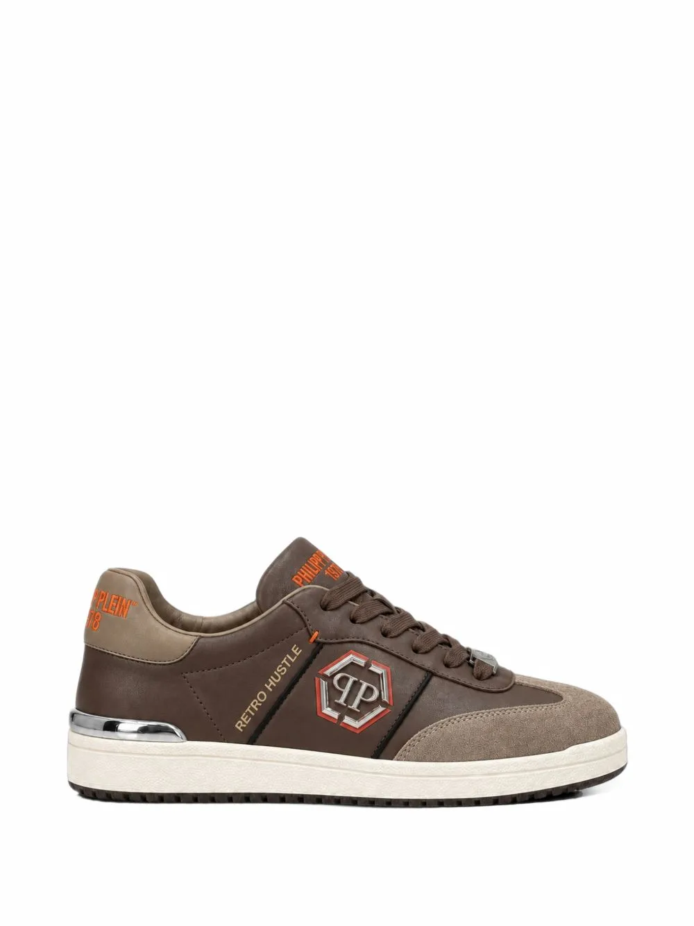 Low-Top Sneakers Retro Hustle Bicolor by Philipp Plein