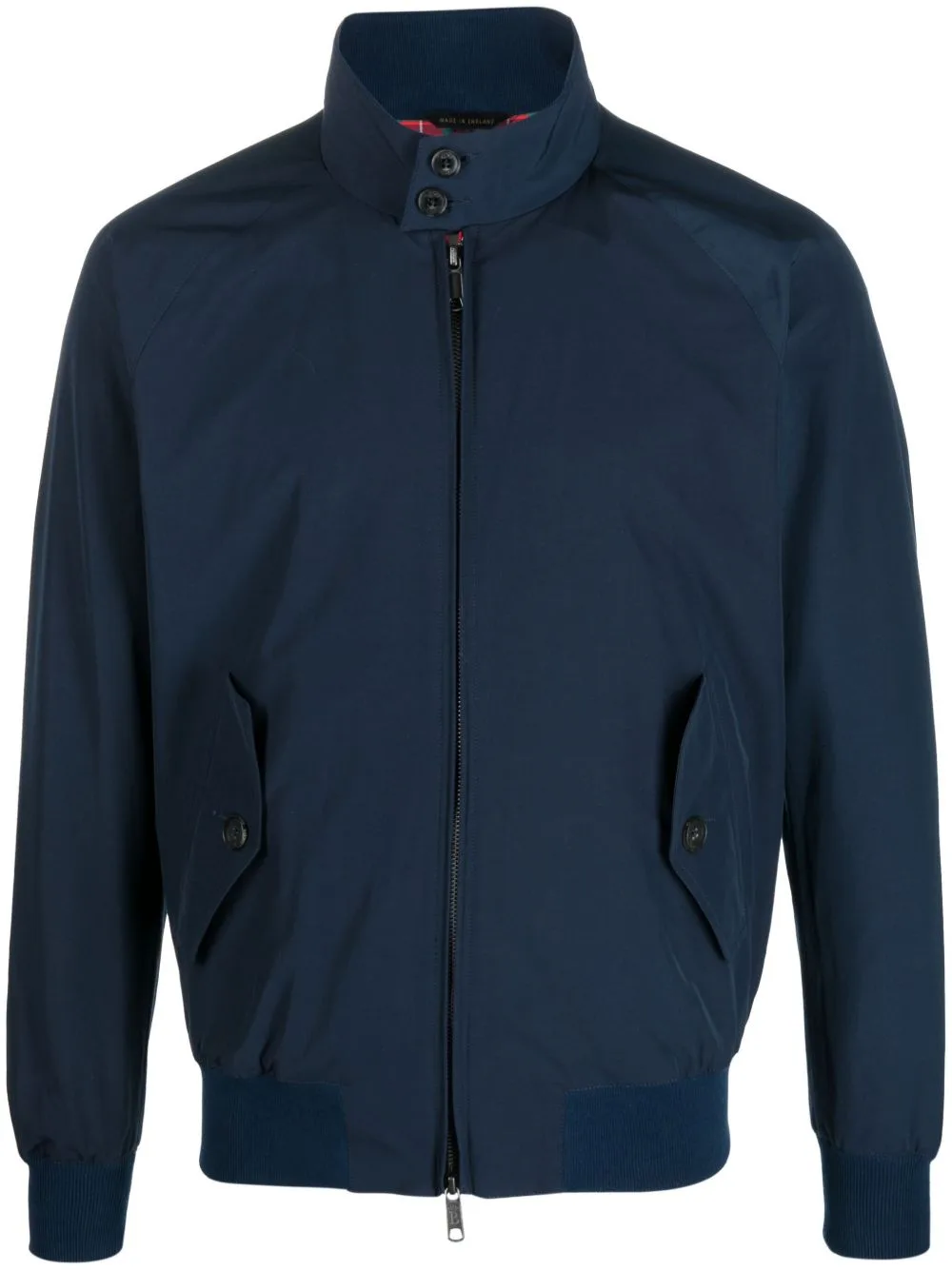 Funnel-Neck Raglan-Sleeve Jacket by Baracuta