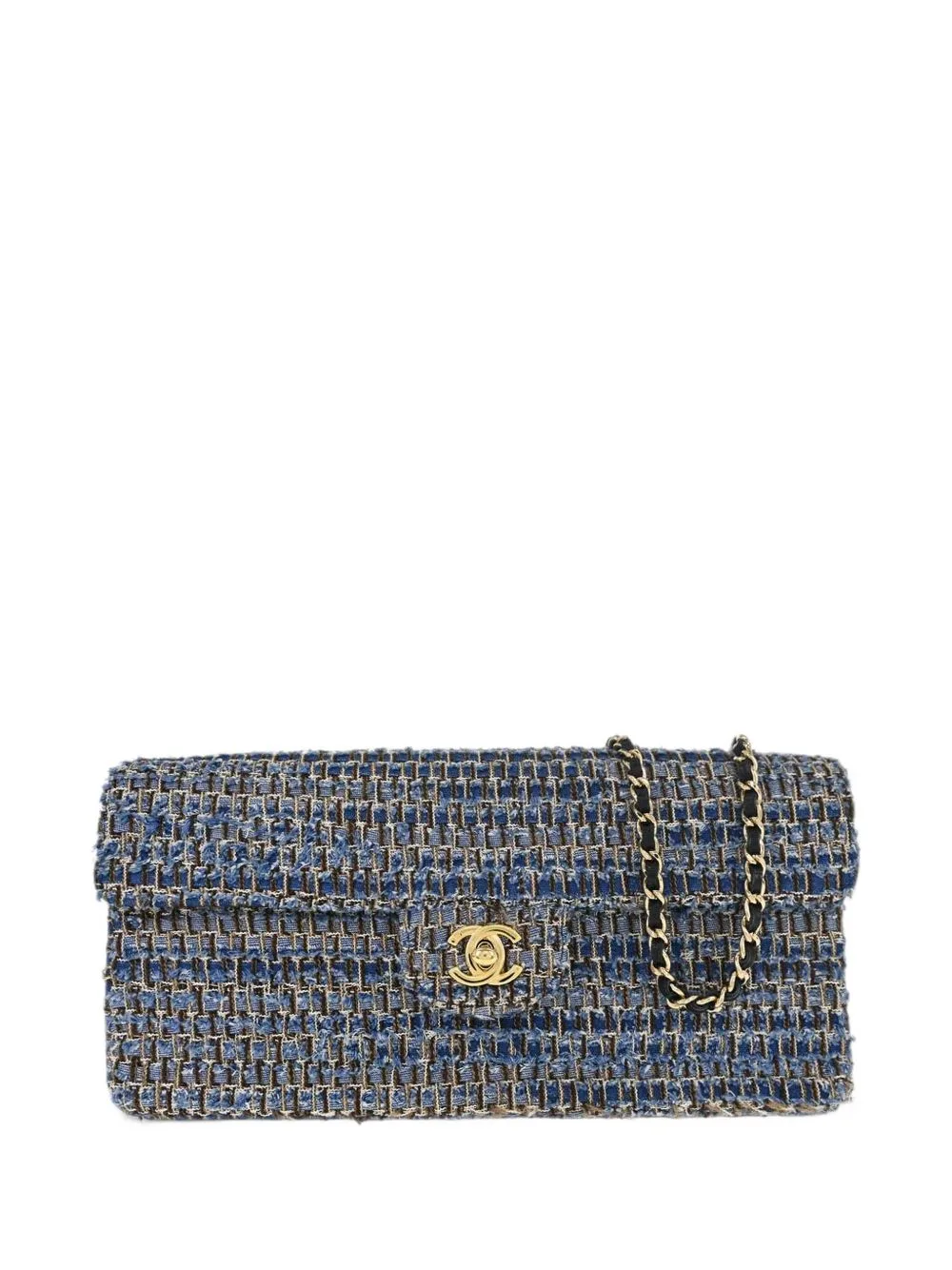 East West Tweed Shoulder Bag