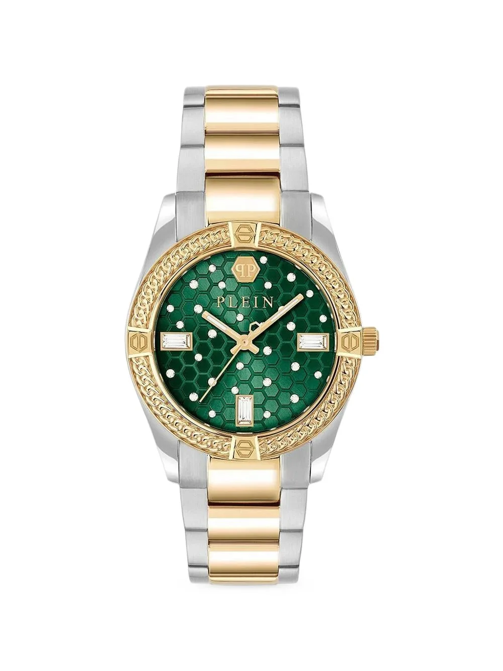 36mm Chain-Link Bezel Watch