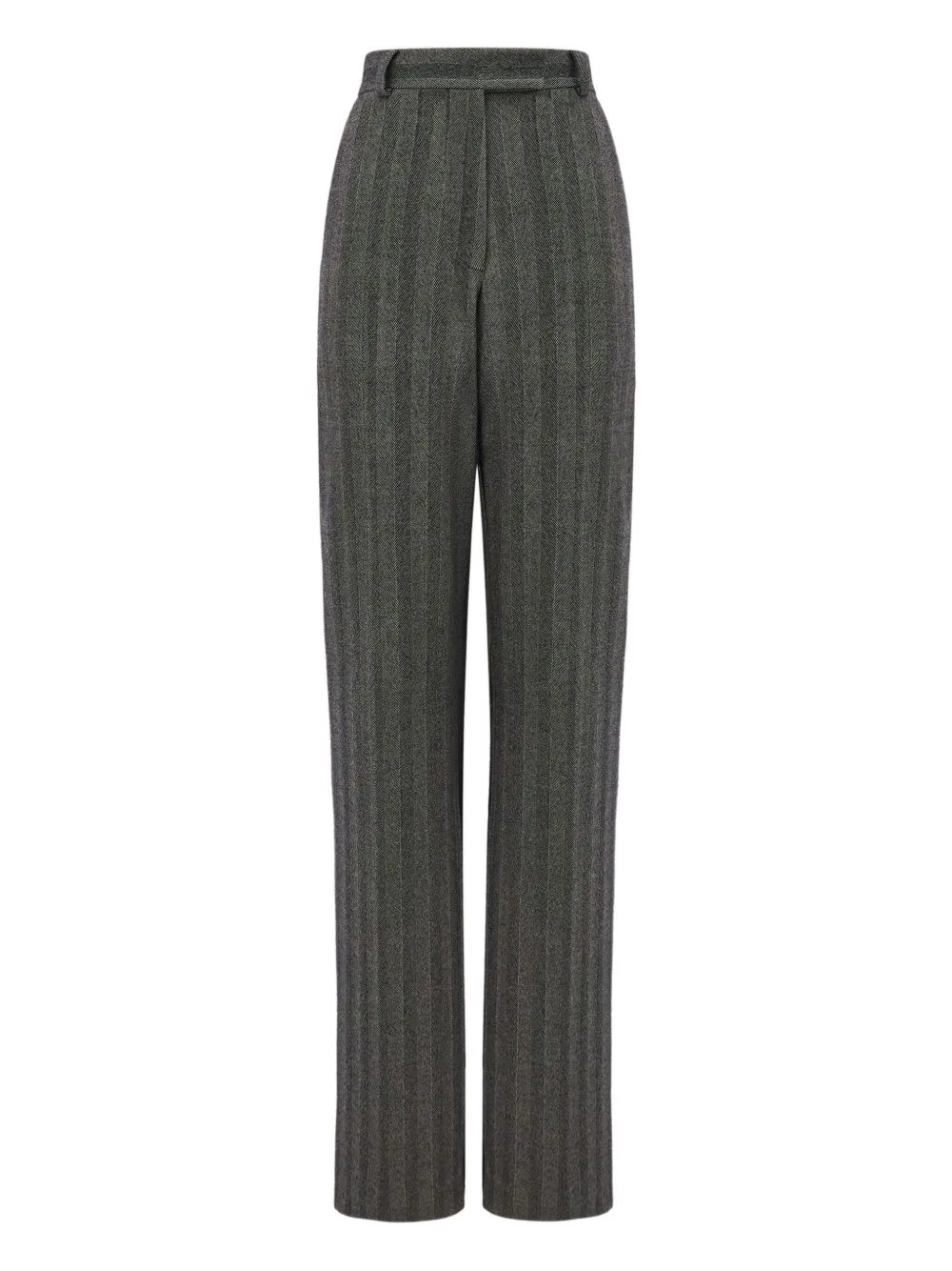 Chevron-Pattern Trousers by Ferragamo