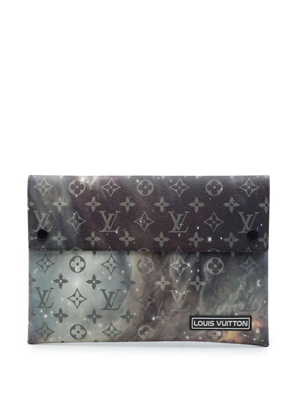2018 Monogram Galaxy Pochette Voyage mm Clutch Bag by Louis Vuitton Pre-Owned